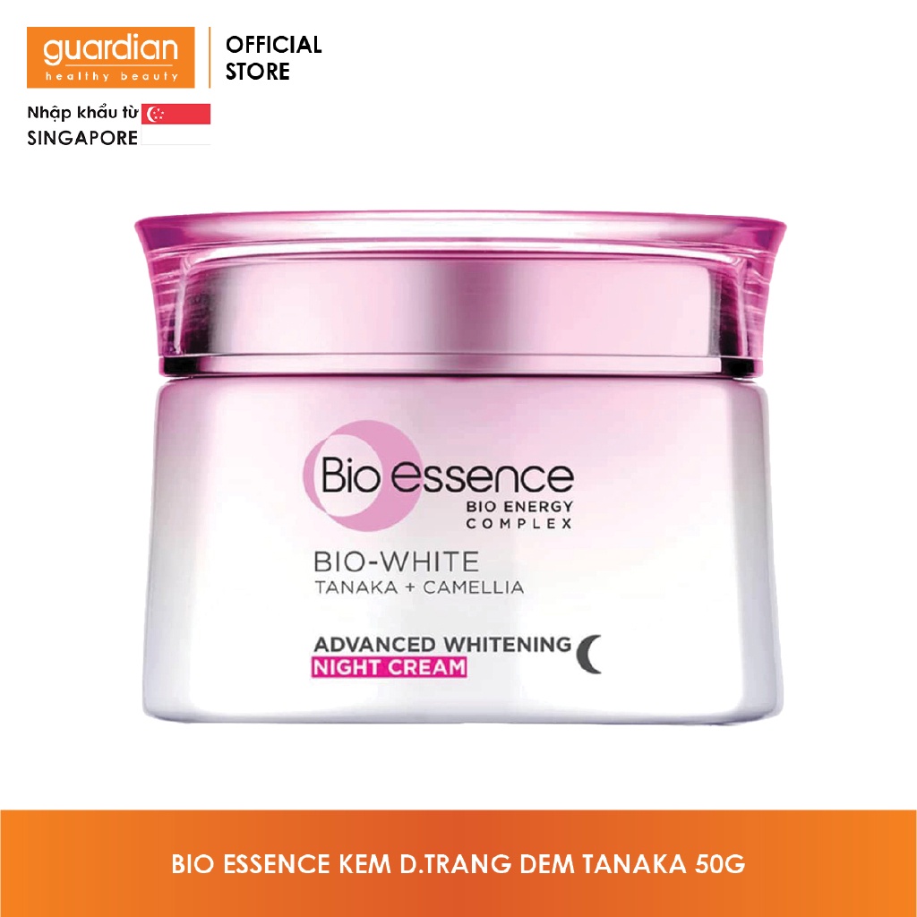 Kem Dưỡng Trắng Da Bio-Essence Ban Đêm dưỡng chất Tanaka và Camellia (50g)