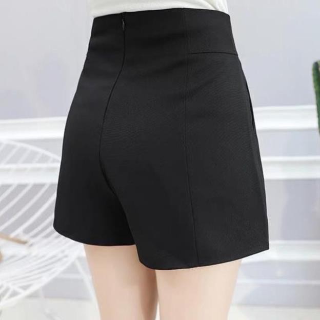 Quần short đùi nữ khóa lưng chất vải tuyết mưa cao cấp full size S - XL