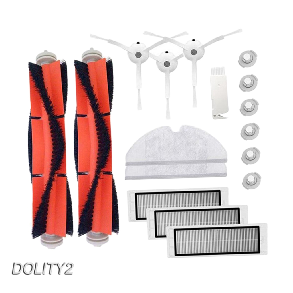 Set 2 Bộ Lọc + 17 Bàn Chải Thay Thế Cho Máy Hút Bụi Gen 2