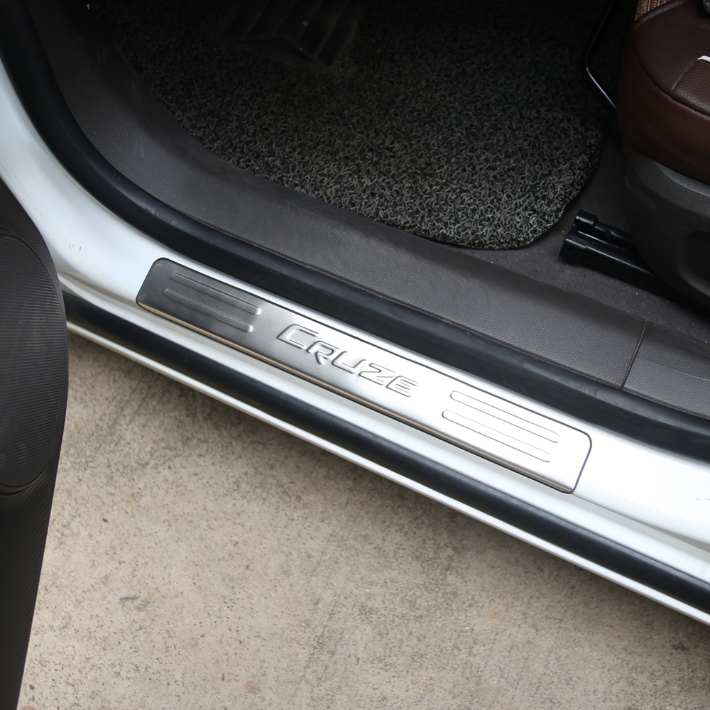 Bộ 4 Tấm Chắn Cửa Bằng Thép Không Gỉ Cho Chevrolet Cruze 2009 2010 2011 2012 2013 2014 Acc