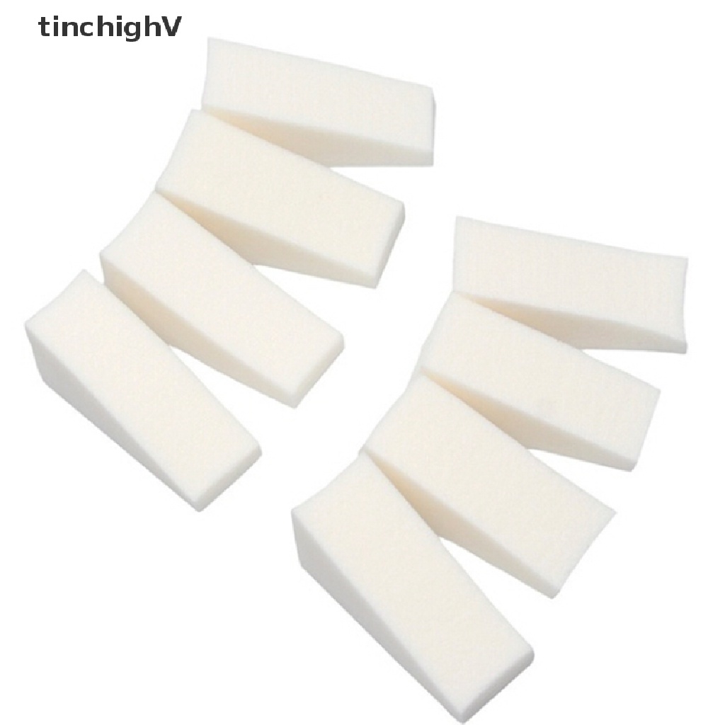 [Hàng mới về] Set 10 miếng mút sơn gel móng tay nghệ thuật màu sắc gradient hình tam giác