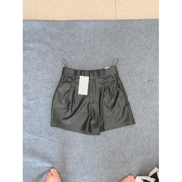 Quần short da ZARA AUTHENTIC size S