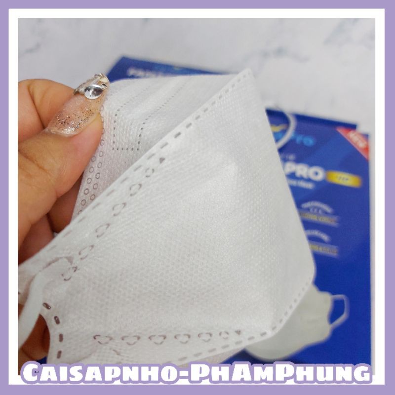 Hộp 10 cái khẩu trắng 4D công nghệ Hàn Quốc, hạn chế lem son, dễ thở khi sử dụng lâu | BigBuy360 - bigbuy360.vn