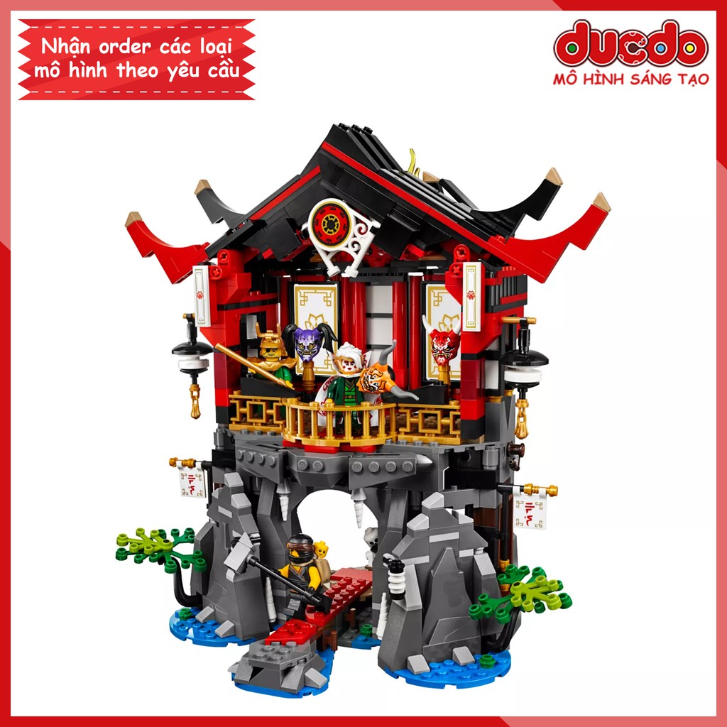 BELA 10806 Lắp ghép Ninjago Đền Phục Sinh - Đồ chơi Lắp ghép Mô hình Ninja 70643 LEPIN 06078