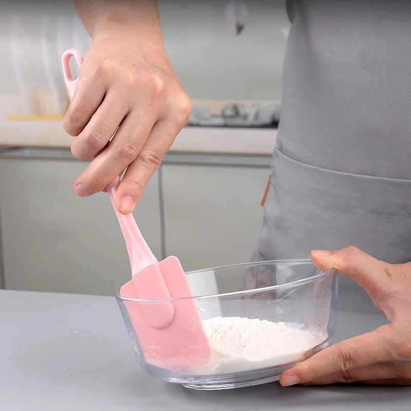 Set 3 dụng cụ phết kem/bơ bằng silicone chống dính đa năng tiện dụng cho nhà bếp