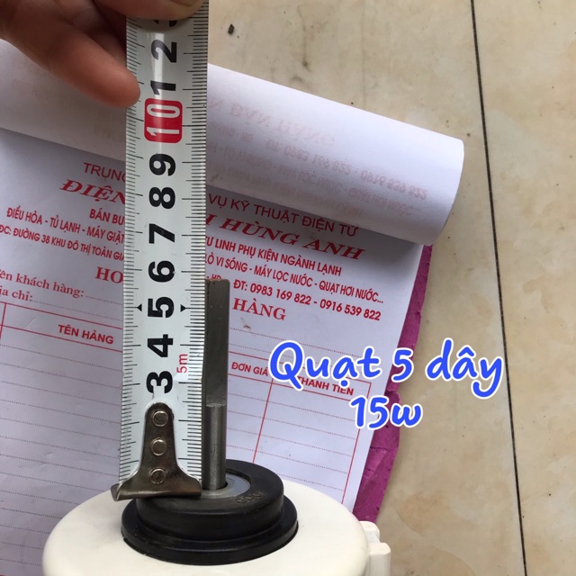 Quạt dàn lạnh điều hoà 5 dây 15w-20w