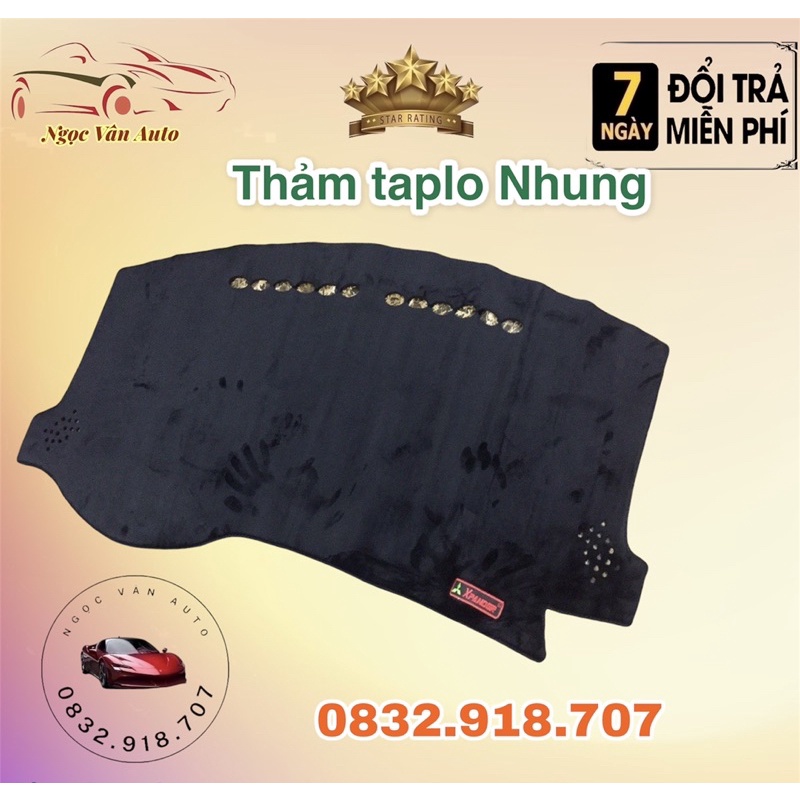 Thảm Taplo Nhung Xpander 2018 - 2021 Nhung lông cưu có chống trượt