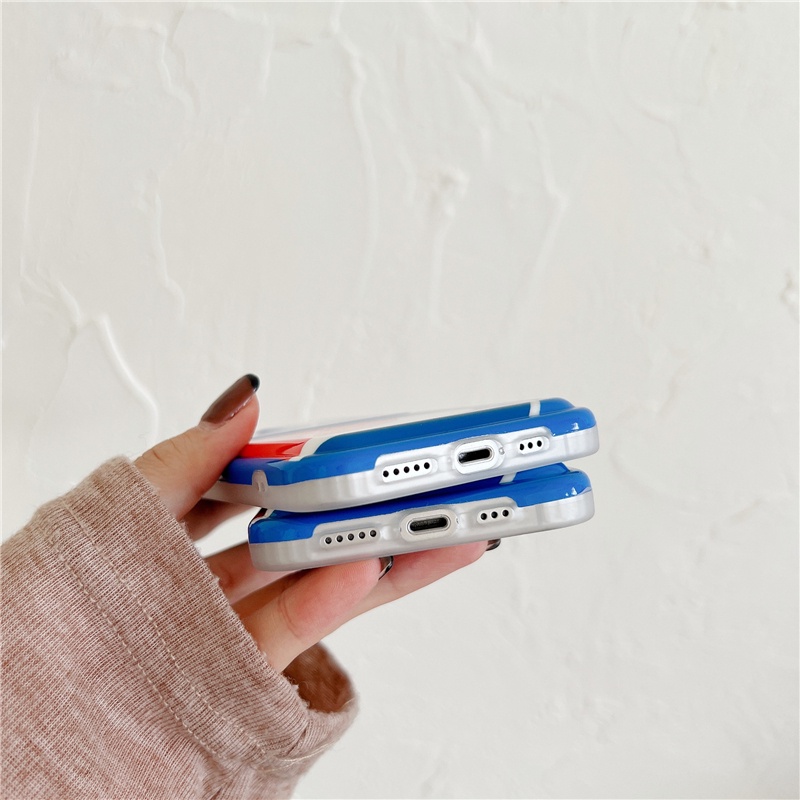 Ốp Điện Thoại Mềm Chống Va Đập In Hình Nhãn Dán Pepsi Đơn Giản Sáng Tạo Cho IPhone13promax 13 12Pro MAX 12 11Promax XS MAX XR