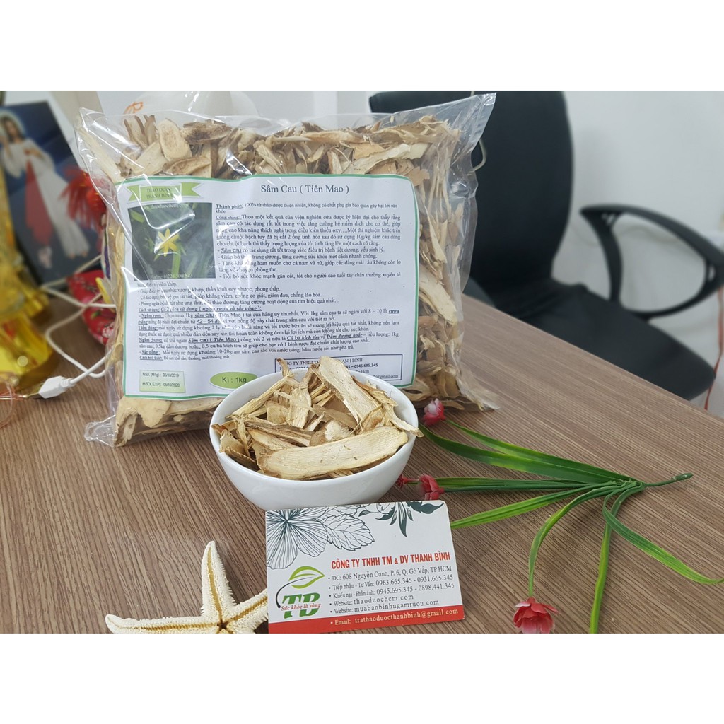 Sâm Cau Khô 100Gr Cao Cấp Loại 1 sapa - Thảo Dược Uy Tín