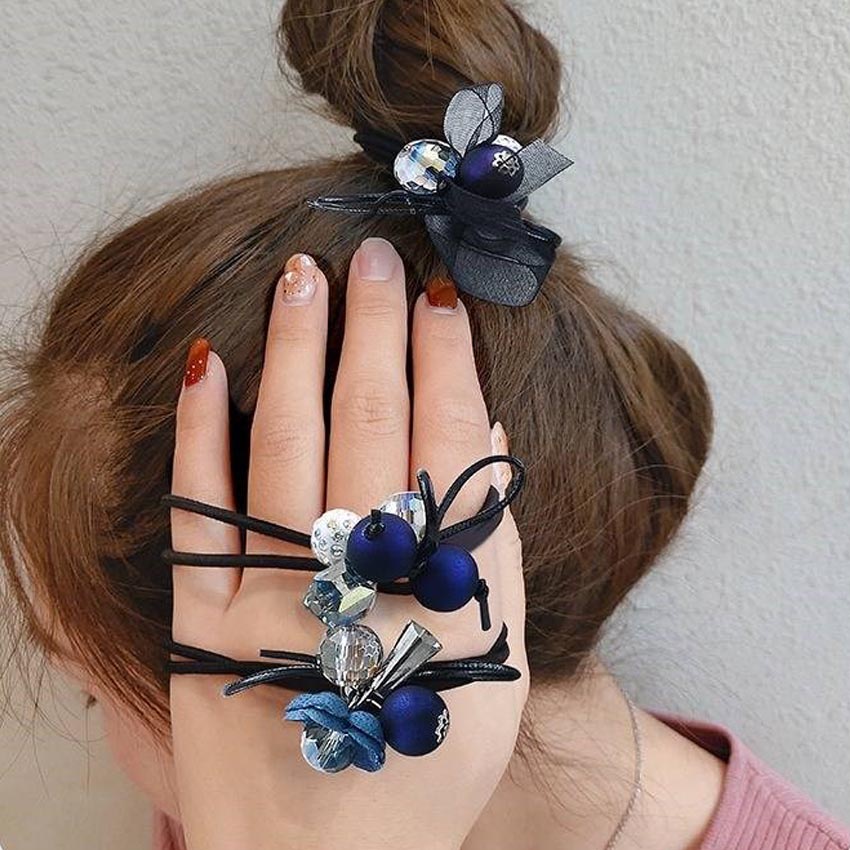 Dây buộc tóc nữ Ocean - Set 6 dây cột tóc dễ thương, bền đẹp - NASI Store