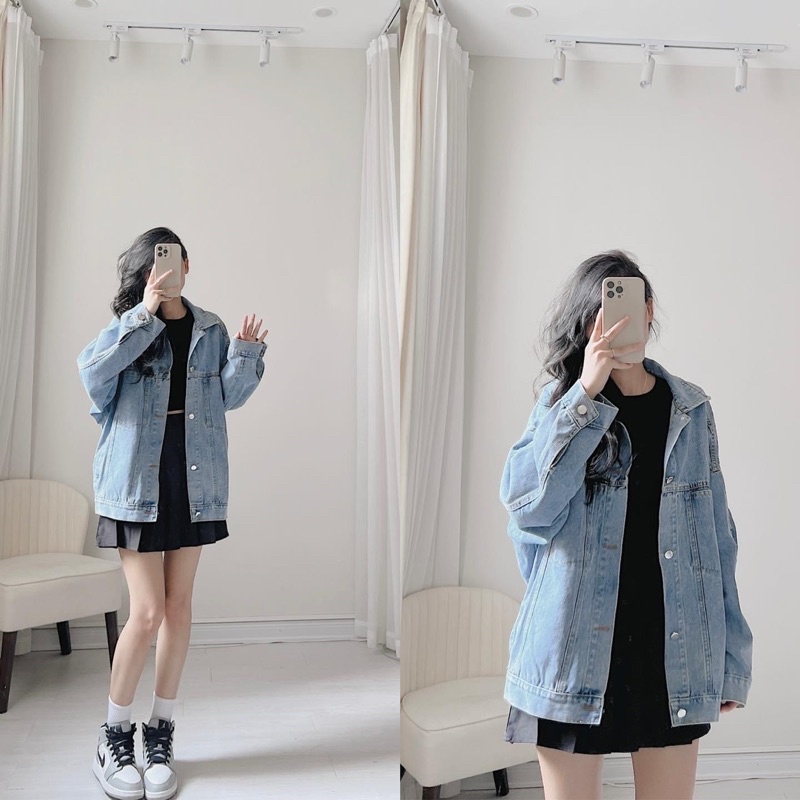 Áo Khoác Jeans Form Rộng - SINNA STORE