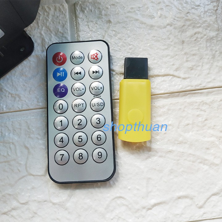 Loa Quả Cầu Xoay 7 Màu Phát Nhạc USB Có Remote Nguồn 220V