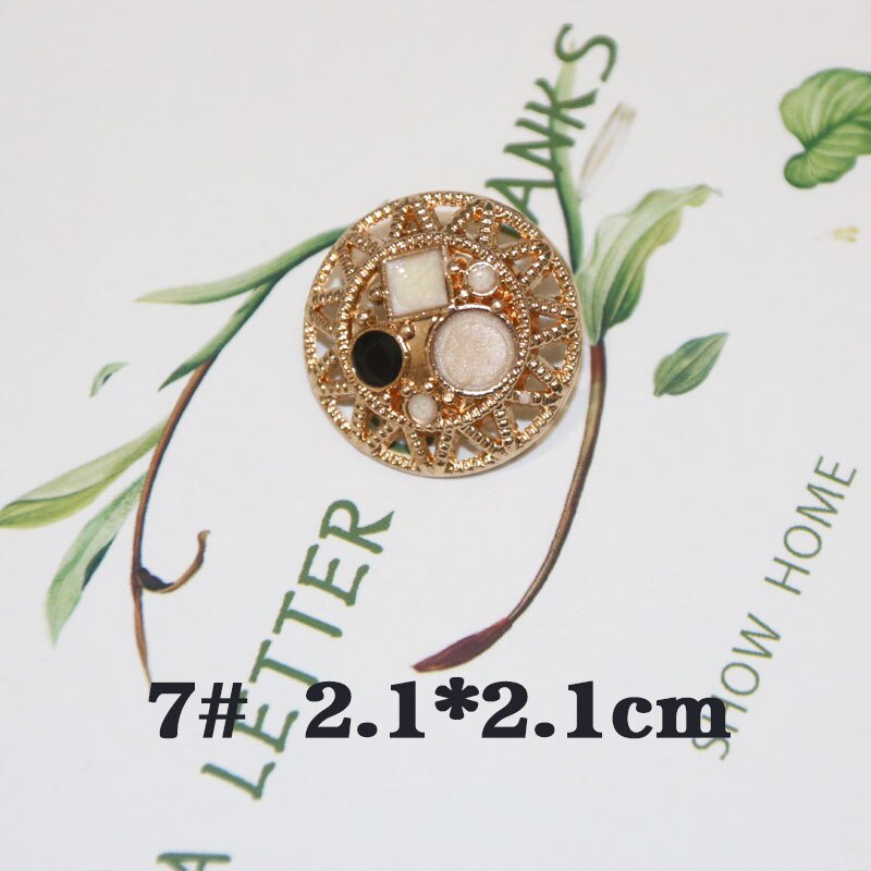 Set 5 Nút Kim Loại Dùng May Quần Áo diy