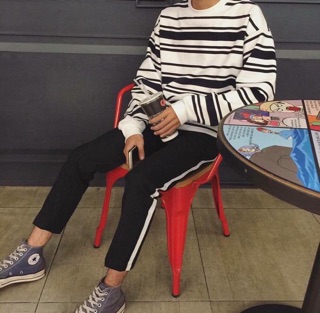 Áo nỉ kẻ so hott