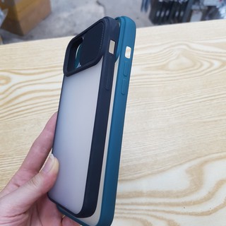 Ốp iPhone 12 ( 6.1), iP 12 ( 6.7) viền dẻo màu che camera