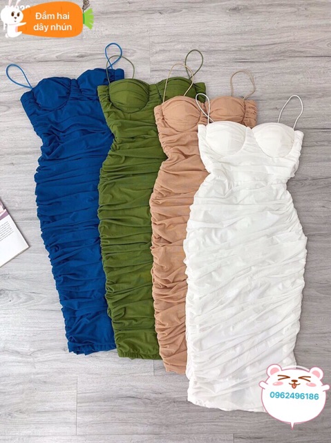 Đầm ôm body hai dây tôn dáng sang chảnh DV53 | BigBuy360 - bigbuy360.vn