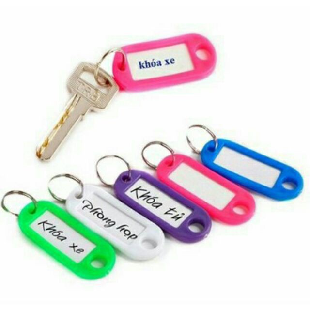 combo 10 Móc khóa Thẻ chìa khóa tag name đánh dấu Thẻ tên MK1 MK2 MK3 MK4 MK5 Móc chìa khóa SQ-3308 Key tag ddcg