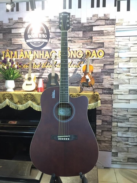 Đàn guitar Rosen G11 tặng Full phụ kiện, Bao da 3 lớp, Kapo, lục chỉnh cần, Pic gẩy, giáo trình tự học guitar.