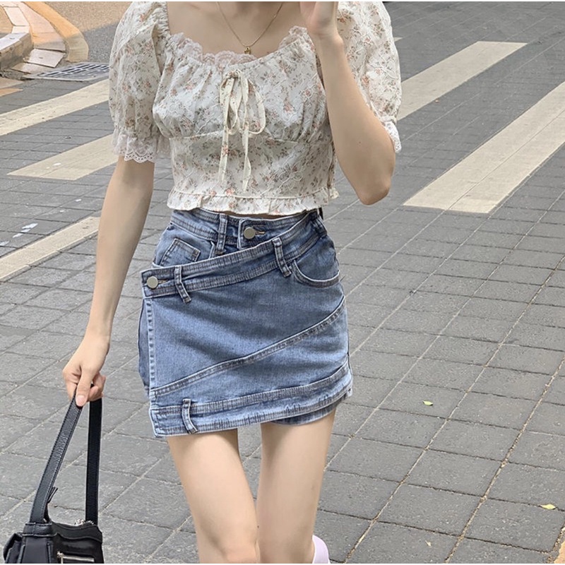 [Order taobao] ÁO CROPTOP HOA NHÍ