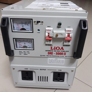 Ổn Áp Lioa 7,5KVA 1 Pha Dải 150-250V, Thế Hệ II 100% Dây Đồng