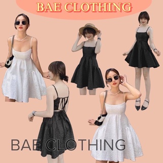 Đầm Xinh hai dây SWAN DRESS thiết kế cao cấp tinh tế chất vải Tapta dày dặn sau lưng đan dây xoè nhẹ phần đuôi
