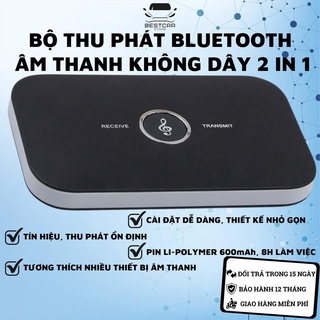 Bộ thu phát bluetooth âm thanh không dây rundong b6 2 trong 1 | bộ chuyển đổi âm thanh, bộ nhận phát bluetooth âm thanh
