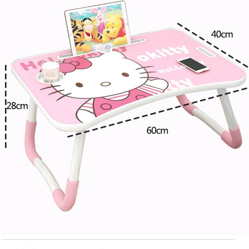 Bàn gỗ chân gấp Hello Kitty KT095 | BigBuy360 - bigbuy360.vn