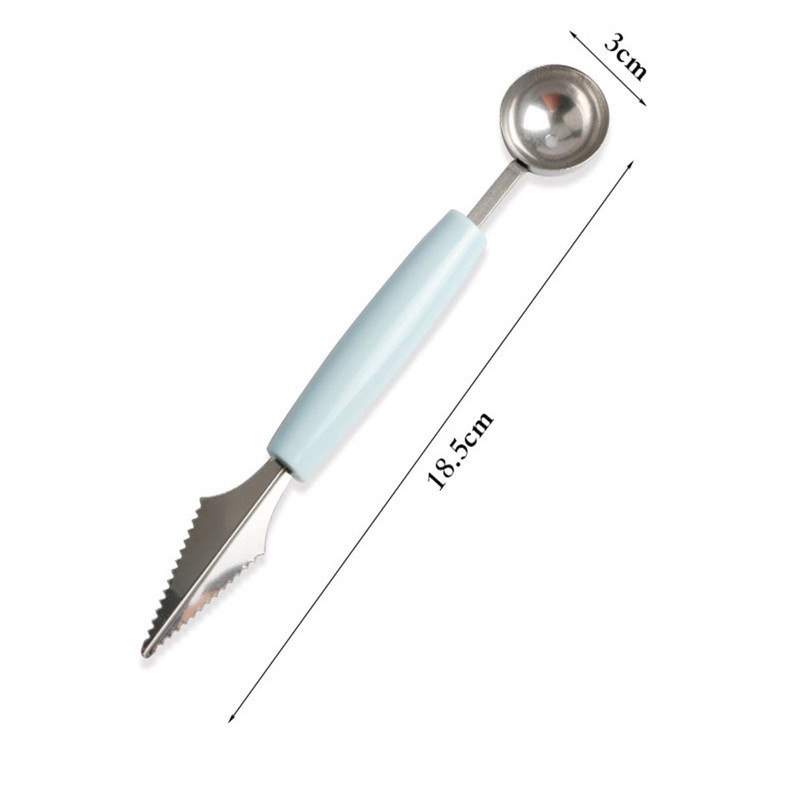 Dao Chạm Khắc Trái Cây Kiêm Muỗng Múc Kem