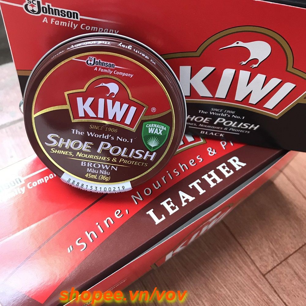 Xi Đánh Giày Màu Nâu 45ml Kiwi Paste Sp Brow Chính Hãng.