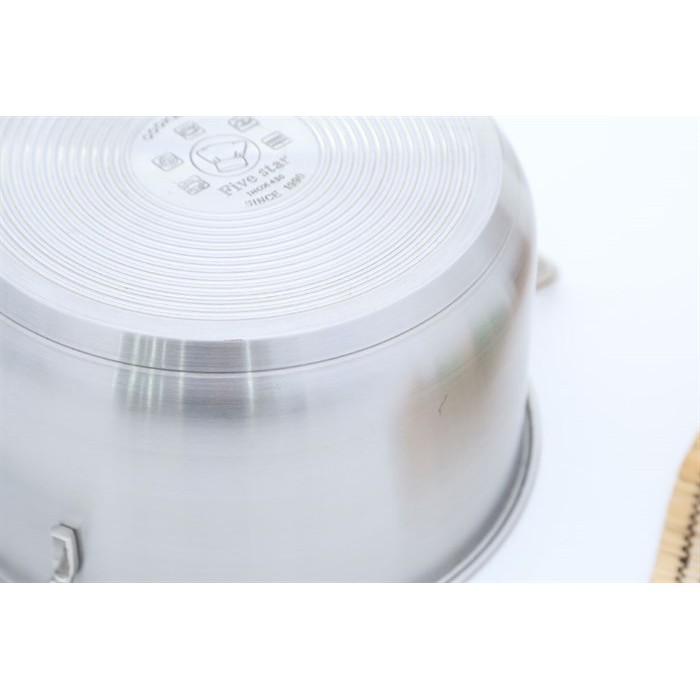 Bộ nồi inox 430 bếp từ 3 đáy Fivestars Standar 3 món nắp kính.tặng 1 vá canh inox
