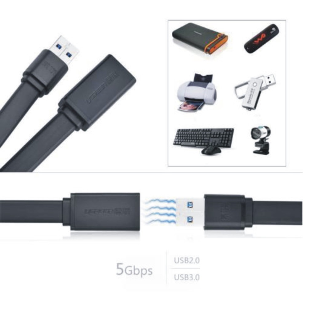 Cáp Nối Dài USB 2.0 Ugreen 10313 (0.5m)