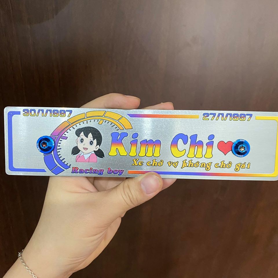 Bản tên xe máy - Chuyên thiết kế theo yêu cầu