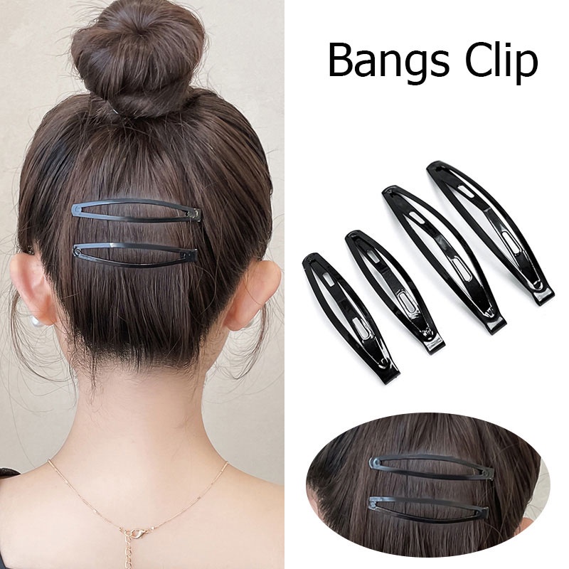 Kẹp Tóc Màu Đen Phong Cách Hàn Quốc Cho Nữ