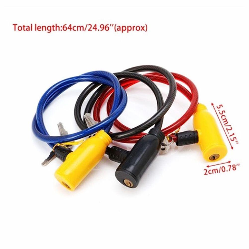 WTTLE Dây Xích Khóa Xe Đạp Bằng Thép 8x640mm