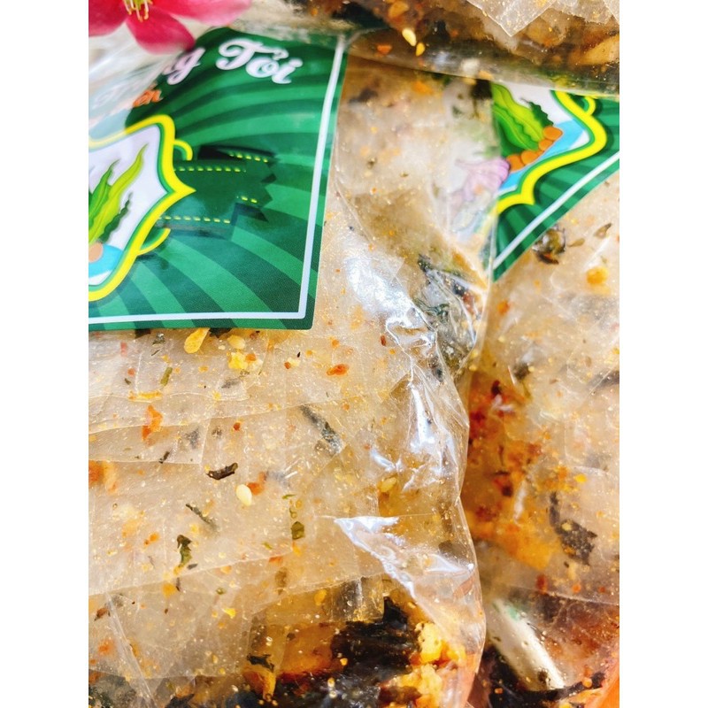 [ship hỏa tốc] 1 BỊCH BÁNH TRÁNG TỎI RONG BIỂN [Rẻ vô địch]