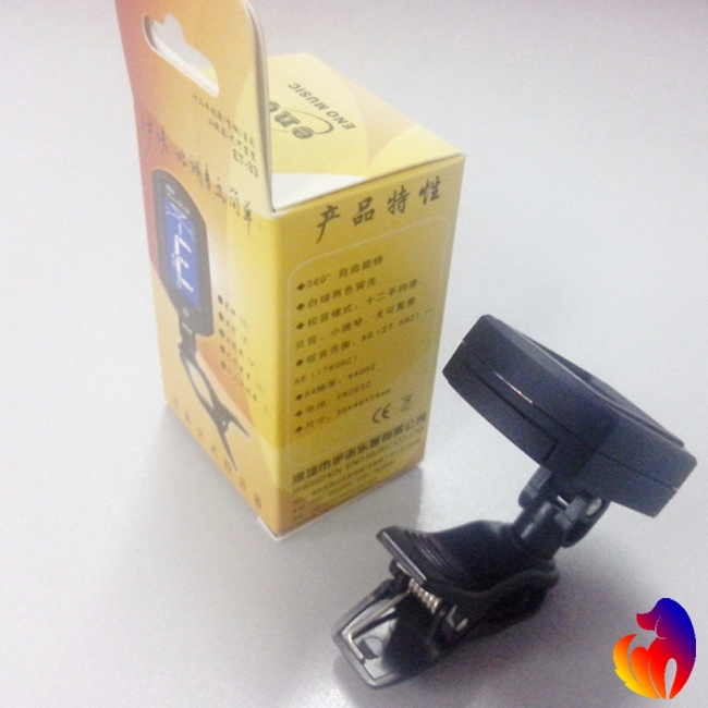 Blackhole Máy điện tử hỗ trợ điều chỉnh lên dây LCD kỹ thuật số cho đàn Ukulele ghi ta