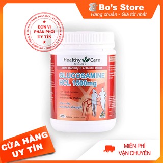 Bổ xương khớp - Healthy Care Glucosamine HCL 1500mg 400v của Úc