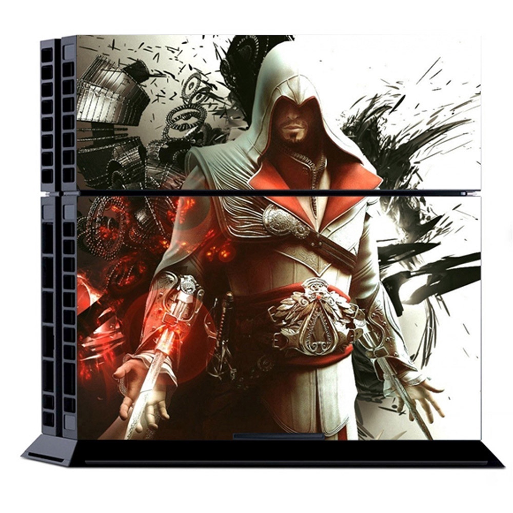 Decal dán trang trí bảo vệ máy chơi game PS4 hình trò chơi điện tử Assassin’s Creed Unity