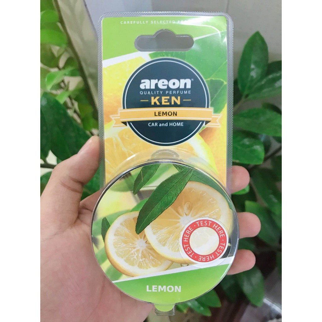 Sáp thơm hương chanh – Areon Ken Lemon (Dịu nhẹ) - NHẬP KHẨU CHÍNH HÃNG BULGARIA