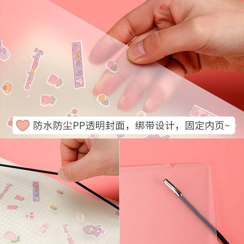 ⭐ iLado ⭐  sổ tay A5/A6/B5  sổ ghi chú mini tài khoản tay sáng tạo dễ thương vở kẻ ngang sổ ghi chép notebook binder a5 sổ ghi chép sổ tay ghi chép vở lò xo kẻ ngang sổ lò xo kẻ ngang marker học văn phòng phẩm sổ ghi chú sticker tập vở
