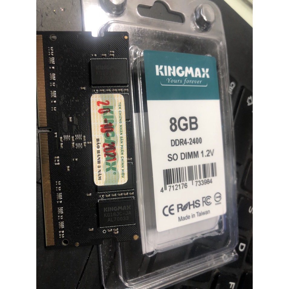 Ram DDR4 Laptop 8gb bus 2400/2666 KINGMAX  ,Ram Mới Chính Hãng VIỄN SƠN , bảo hành 3 năm, 1 Đổi 1