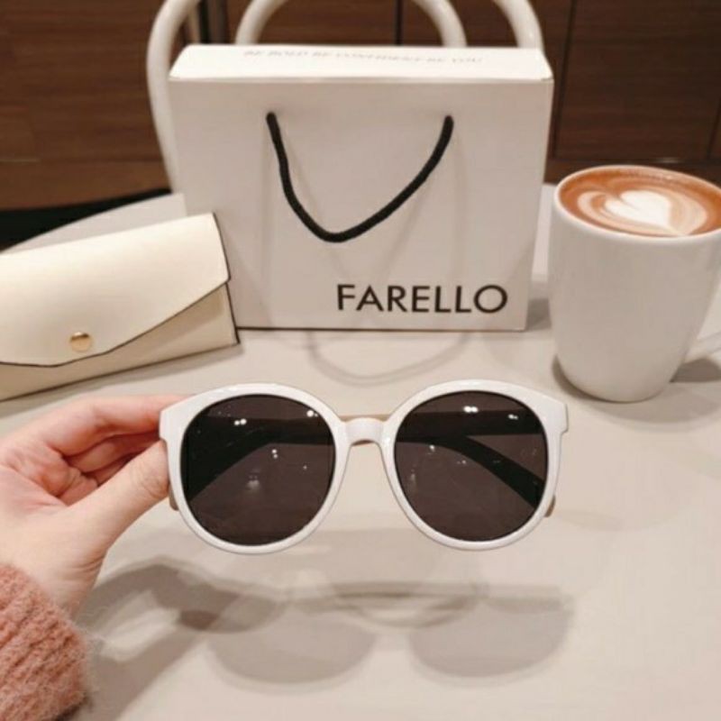 Kính mát thời trang V viền trắng HOT | BigBuy360 - bigbuy360.vn