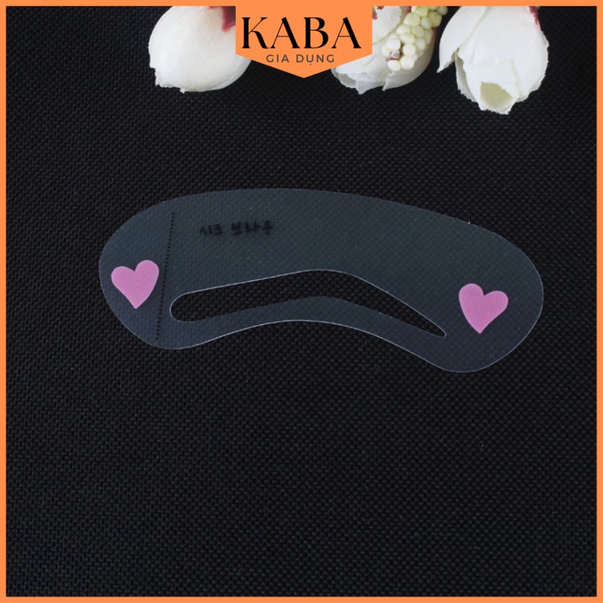 Bộ 3 Khuôn Kẻ Lông Mày Tiện Dụng Chất Lượng Cao KABA