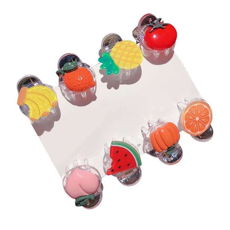 Set kẹp tóc phối hình trái cây phong cách Hàn Quốc đáng yêu