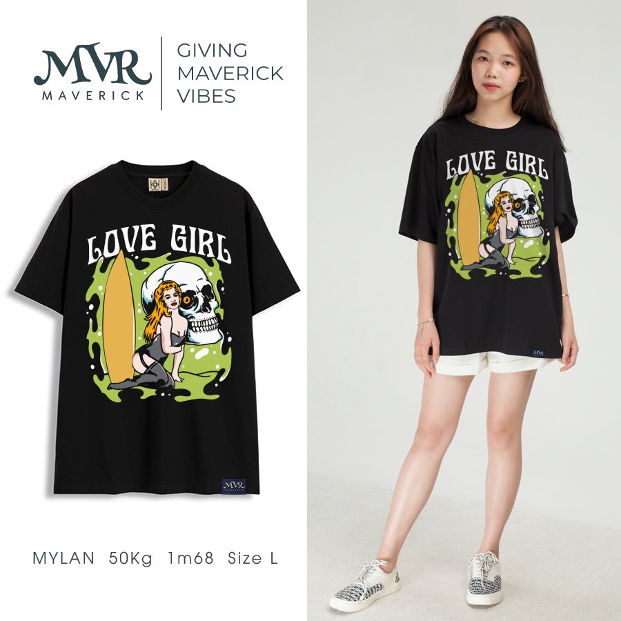 Áo thun nam phông nữ love girl phong cách hip hop big size local brand MVR BB4331