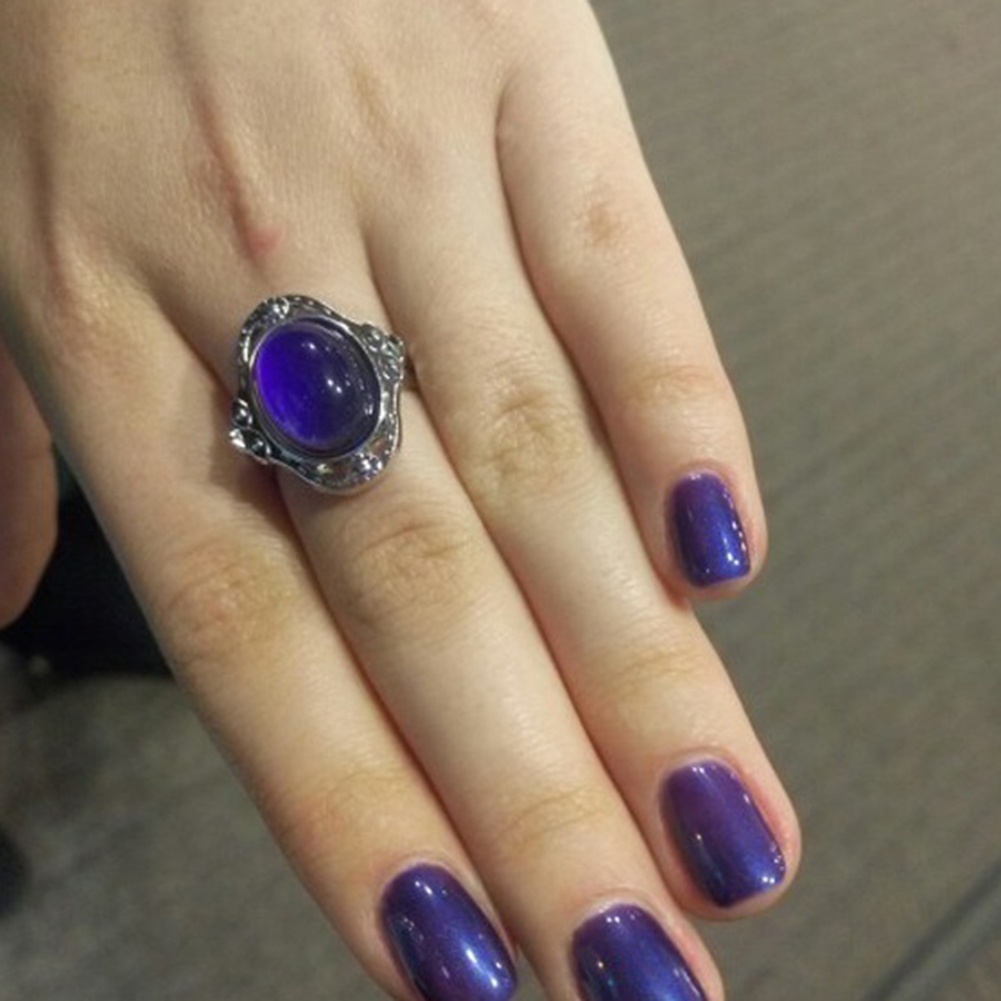 Nhẫn tay thay đổi màu sắc theo tâm trạng thời trang độc đáo