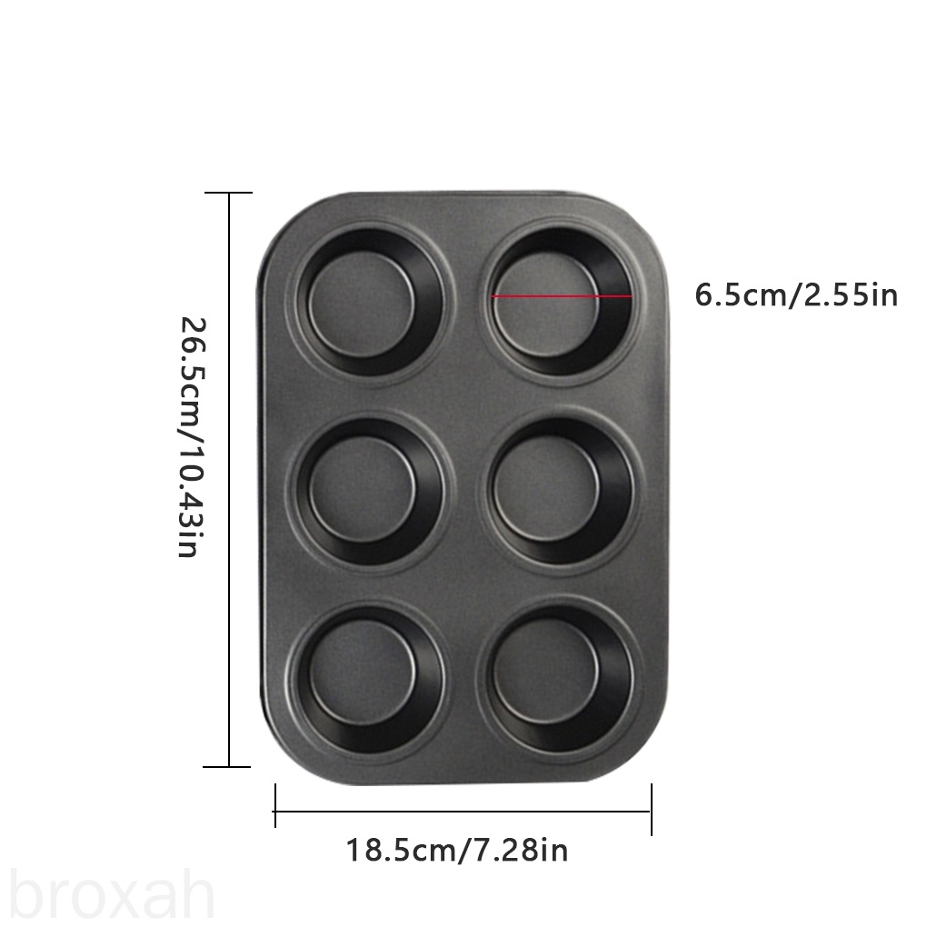 Khuôn Làm Bánh Muffin Bằng Thép Carbon Tiện Dụng Cho Nhà Bếp
