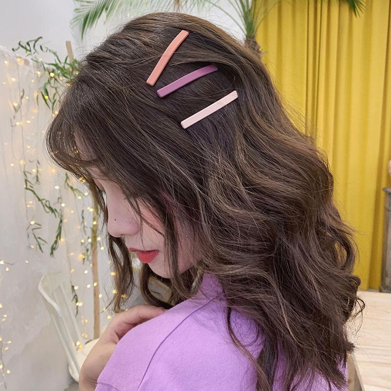 Kẹp Tóc Nhiều Màu Sắc Thiết Kế Đơn Giản Xinh Xắn Cho Nữ