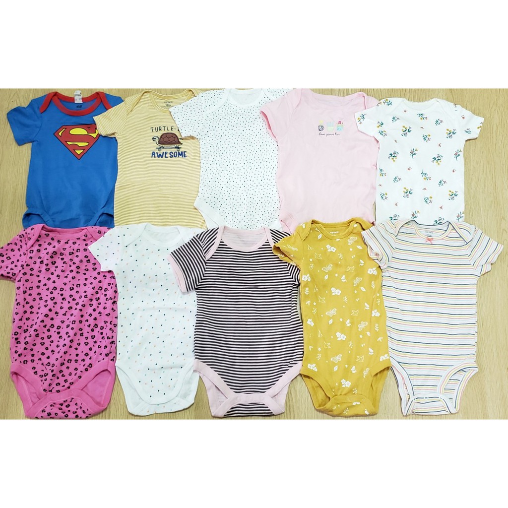 HÀNG B: Body tay ngắn Geoger, Primark, Disney,HM..mix hiệu bé trai, bé gái, size 1m - 36m, Cambo xuất xịn