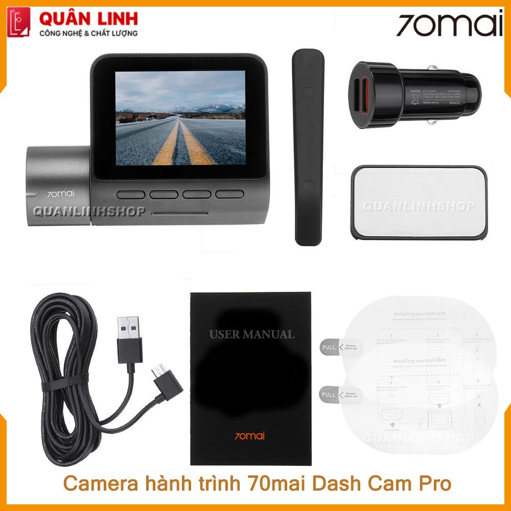 ❐Camera hành trình Xiaomi 70mai Dash Camera Pro kèm thẻ 64GB - phiên bản nội địa up sang Tiếng Anh | BigBuy360 - bigbuy360.vn